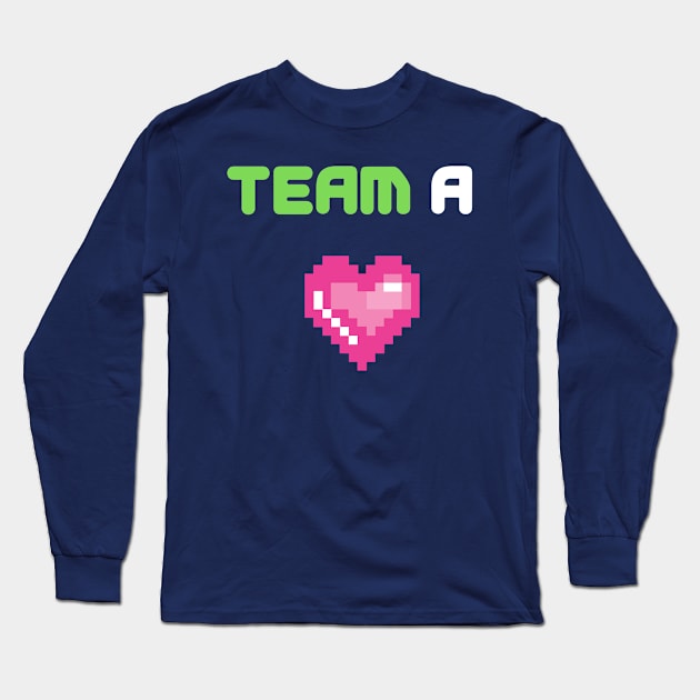 TEAM A Long Sleeve T-Shirt by FASHION GRAVEYARD